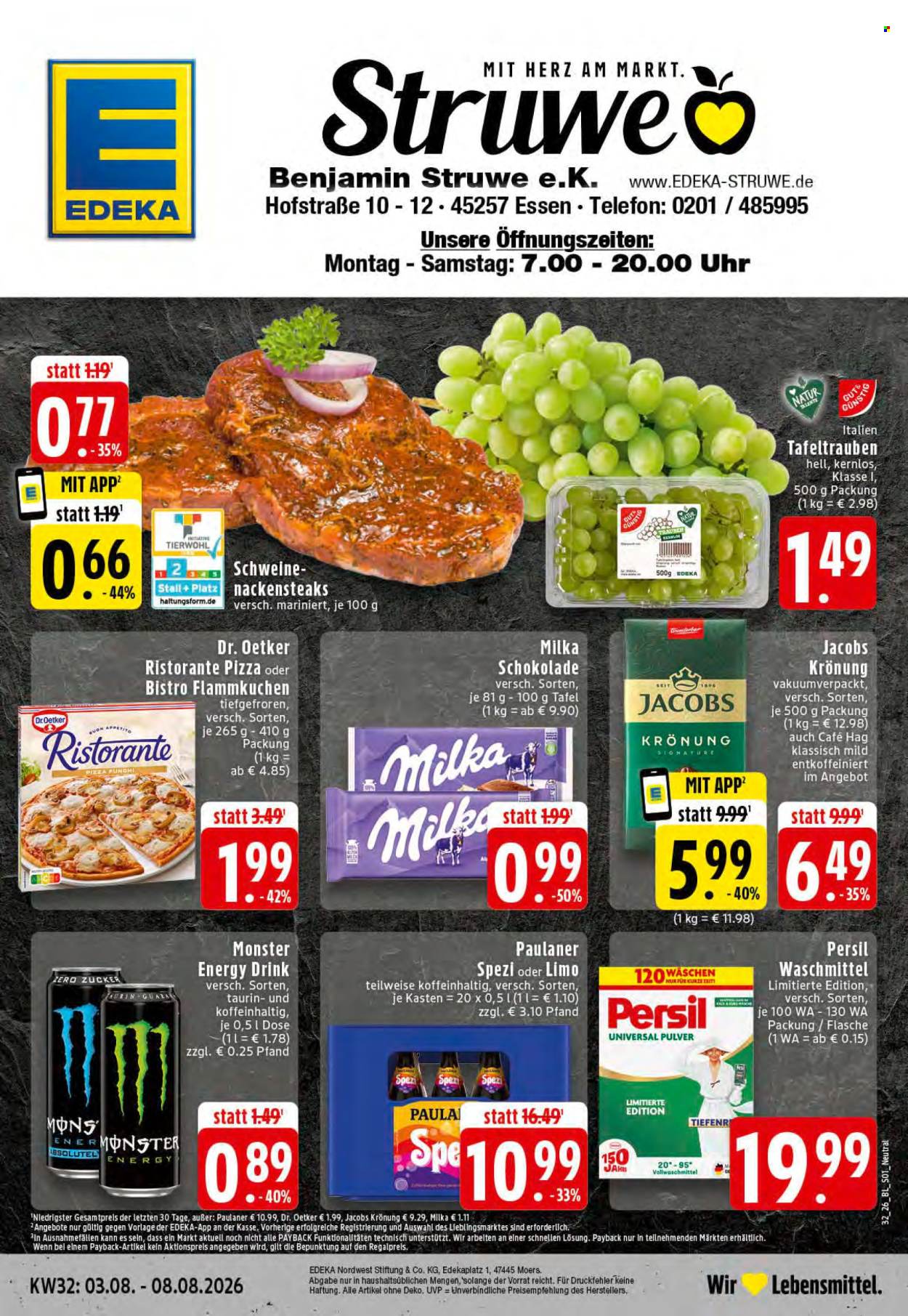 Edeka Prospekte  - 3.08.2026 - 8.08.2026. Seite 1