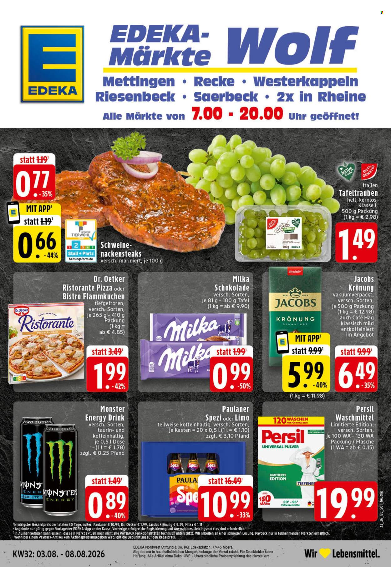 Edeka Prospekte  - 3.08.2026 - 8.08.2026. Seite 1