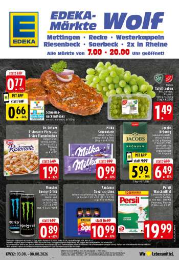 Prospekte Edeka - 3.08.2026 - 8.08.2026.