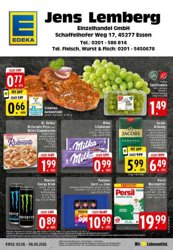 Prospekte Edeka - 3.08.2026 - 8.08.2026.