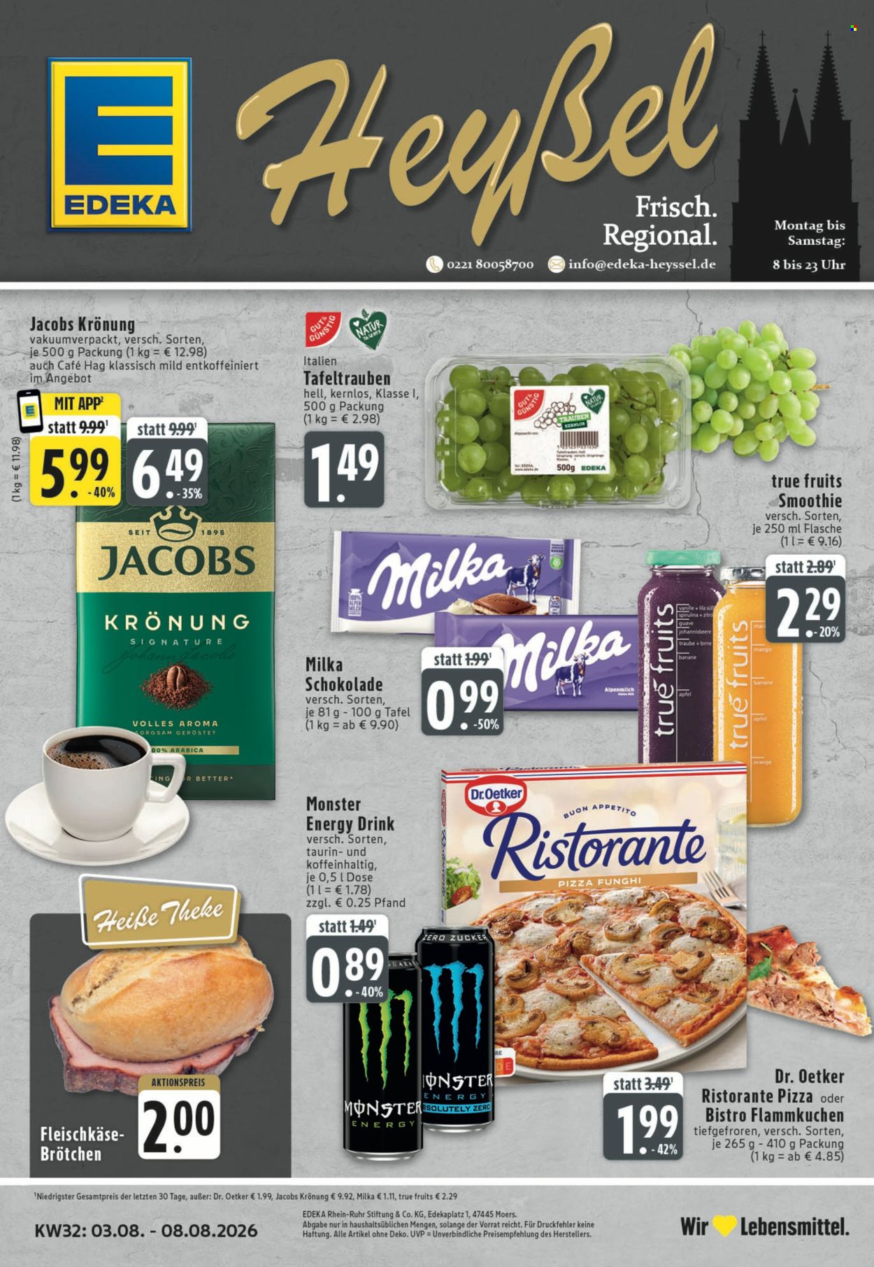 Edeka Prospekte  - 3.08.2026 - 8.08.2026. Seite 1
