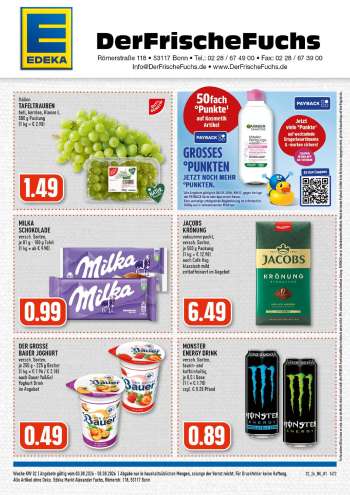 Prospekte Edeka - 3.08.2026 - 8.08.2026.