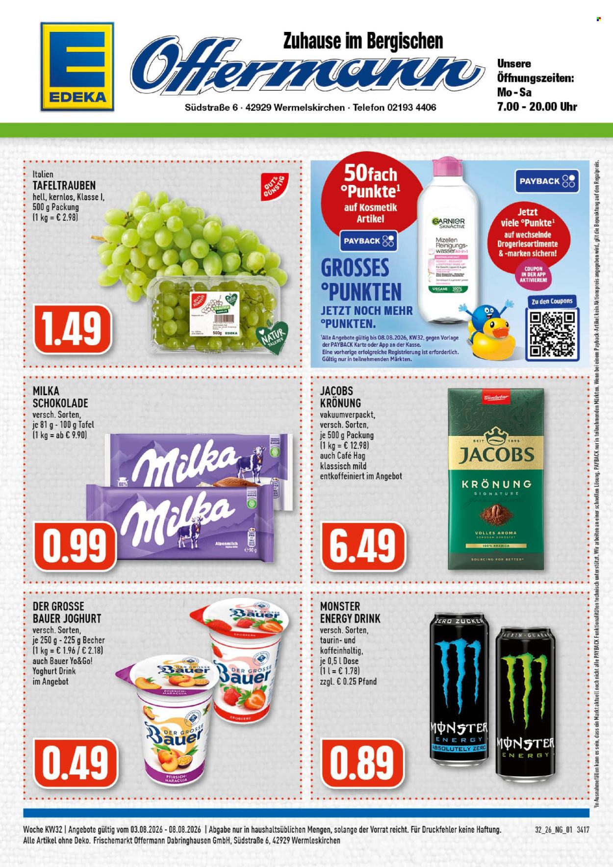 Edeka Prospekte  - 3.08.2026 - 8.08.2026. Seite 1