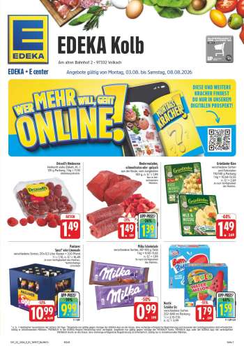 Prospekte Edeka - 3.08.2026 - 8.08.2026.