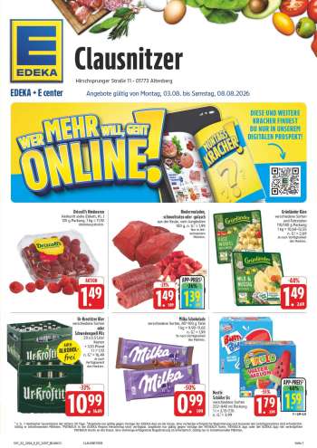 Prospekte Edeka - 3.08.2026 - 8.08.2026.