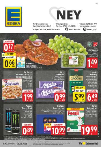 Prospekte Edeka - 3.08.2026 - 8.08.2026.