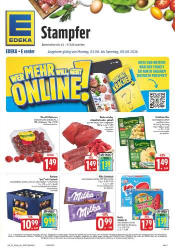 Prospekte Edeka - 3.08.2026 - 8.08.2026.