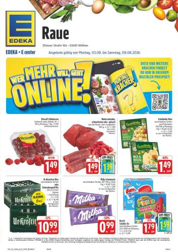 Prospekte Edeka - 3.08.2026 - 8.08.2026.