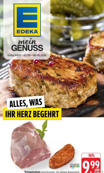 Prospekte Edeka - 3.08.2026 - 8.08.2026.