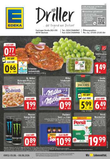 Prospekte Edeka - 3.08.2026 - 8.08.2026.