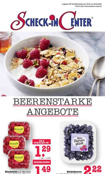 Prospekte Scheck-in - 3.08.2026 - 8.08.2026.