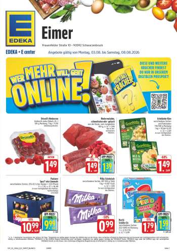 Prospekte Edeka - 3.08.2026 - 8.08.2026.