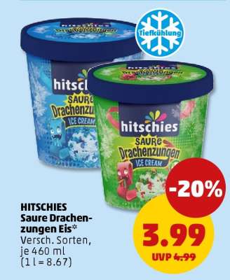 HITSCHIES Saure Drachenzungen Eis