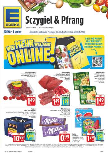 Prospekte Edeka - 3.08.2026 - 8.08.2026.