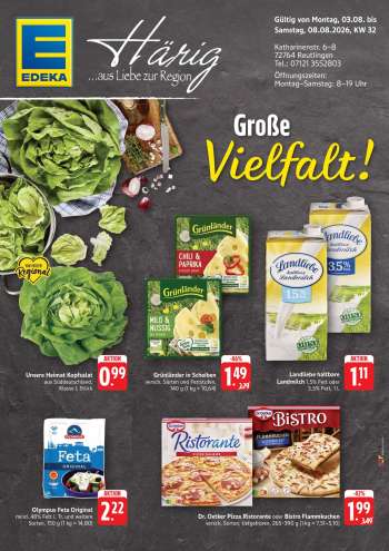 Prospekte Edeka - 3.08.2026 - 8.08.2026.