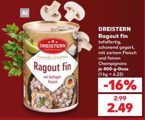 Dreistern Ragout fin*