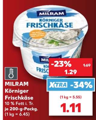 Milram Körniger Frischkäse