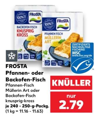 FROSTA Pfannen- oder Backofen-Fisch