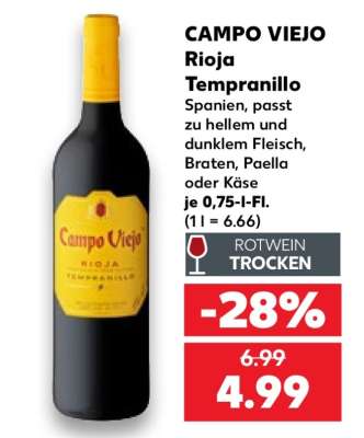 CAMPO VIEJO Rioja Tempranillo