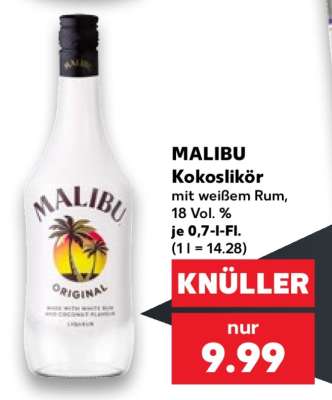 MALIBU Kokoslikör