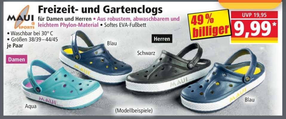 Freizeit- und Gartenclogs