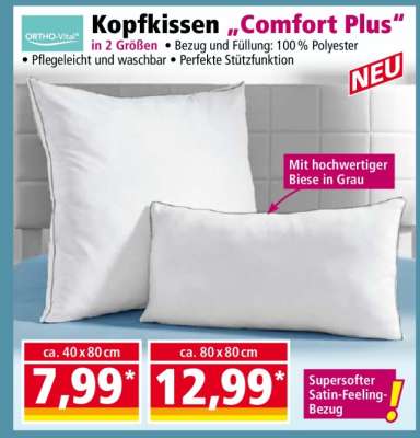 Kopfkissen „Comfort Plus“
