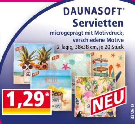 DAUNASOFT Servietten