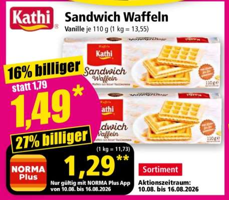 Sandwich Waffeln