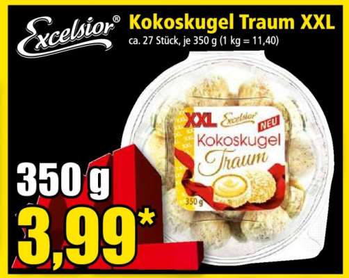 Kokoskugel Traum XXL