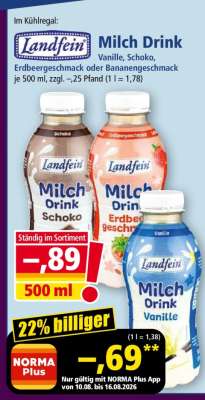 Landfein Milch Drink