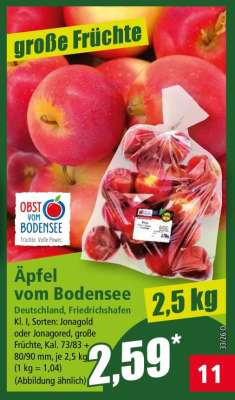 Äpfel vom Bodensee