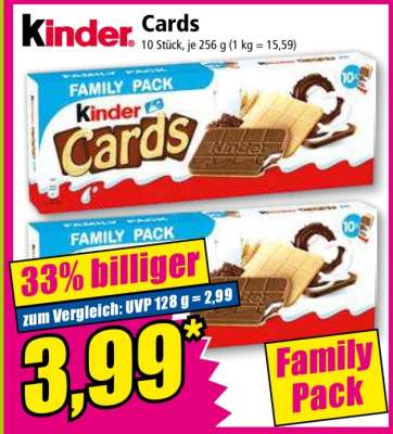 Kinder Cards