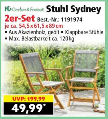 Stuhl Sydney 2er-Set