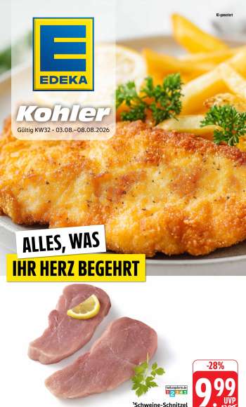 Prospekte Edeka - 3.08.2026 - 8.08.2026.