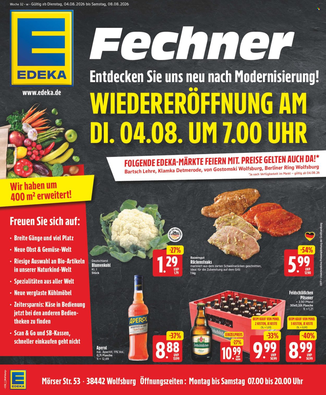Edeka Prospekte  - 3.08.2026 - 8.08.2026. Seite 1