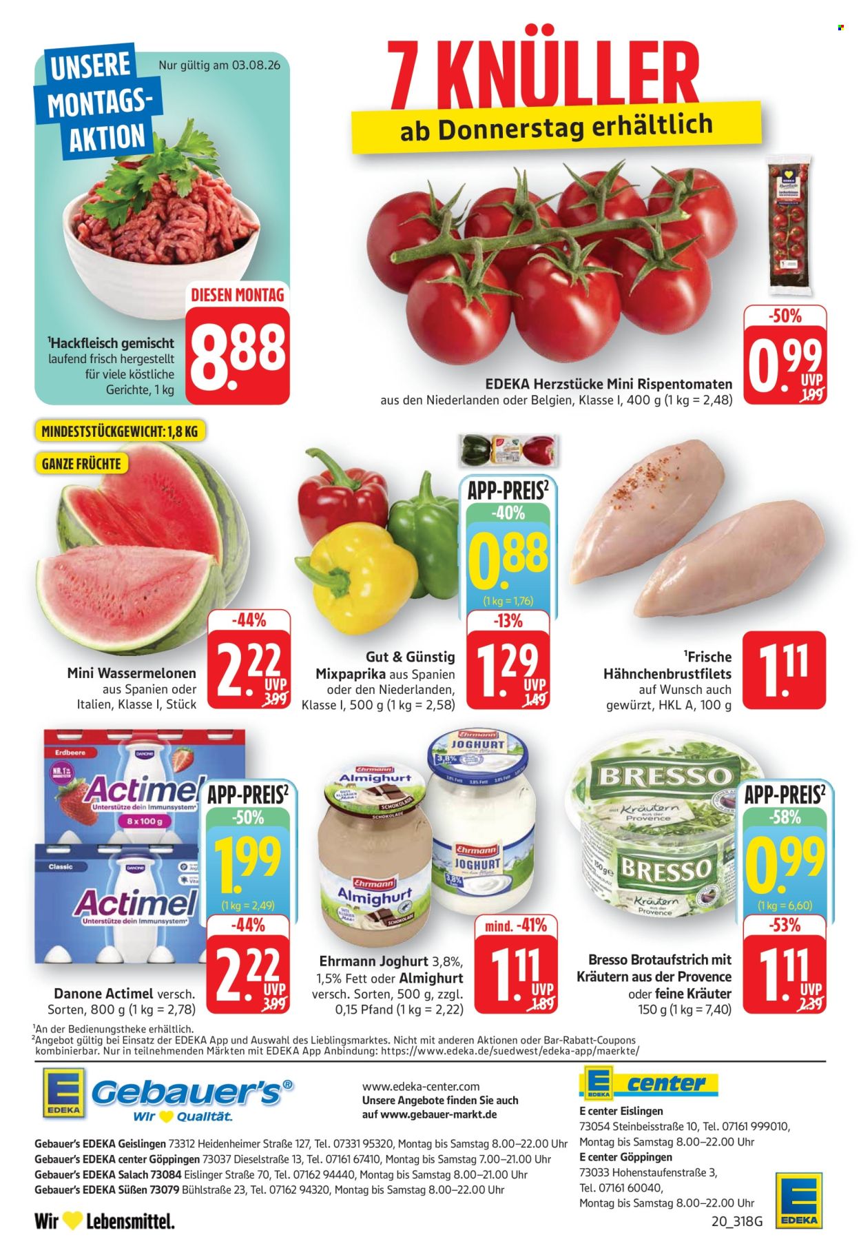 E center Prospekte  - 3.08.2026 - 8.08.2026. Seite 20