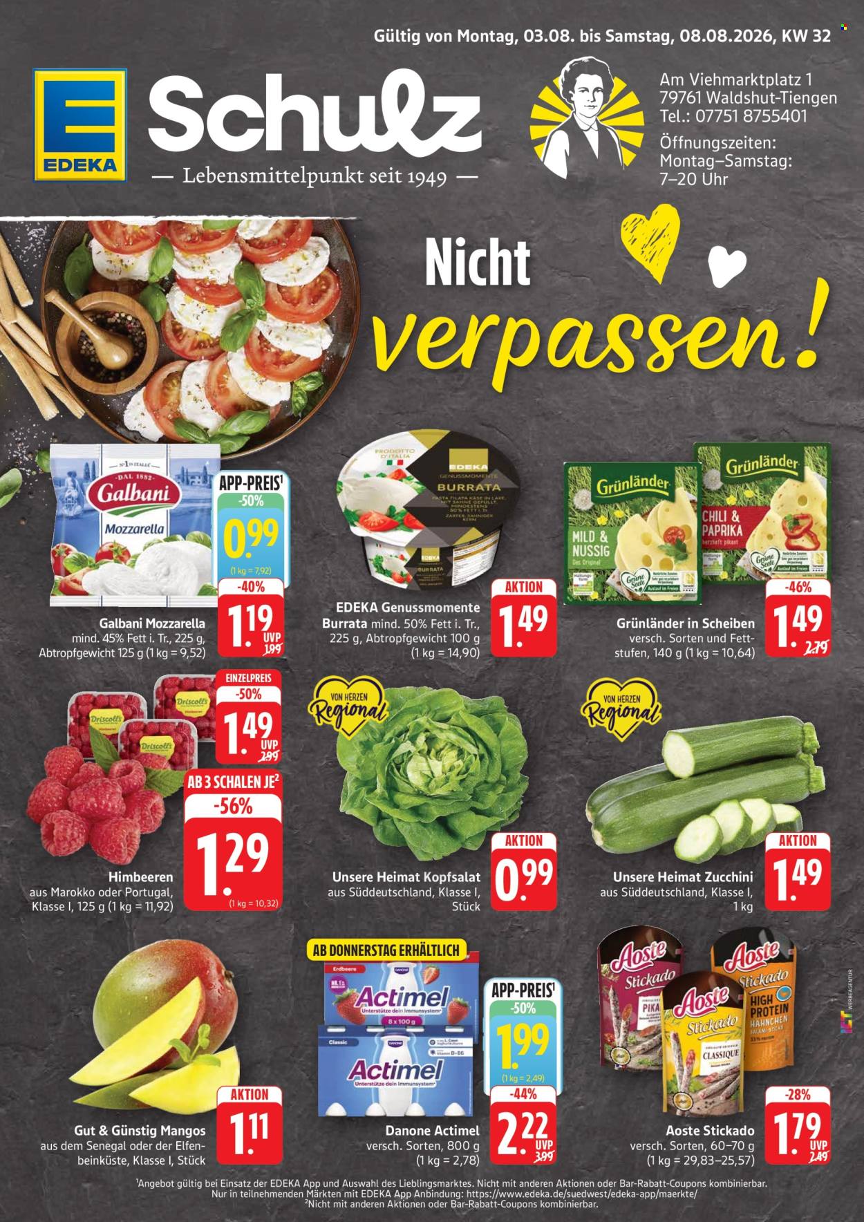 Edeka Prospekte  - 3.08.2026 - 8.08.2026. Seite 1