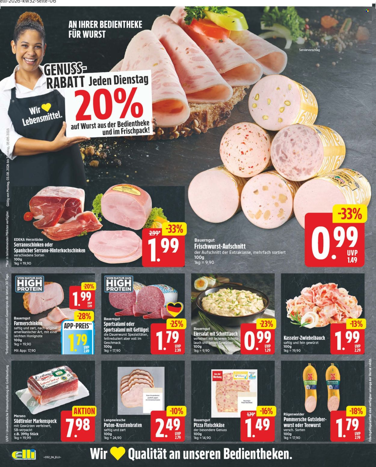 Edeka Prospekte  - 3.08.2026 - 8.08.2026. Seite 6