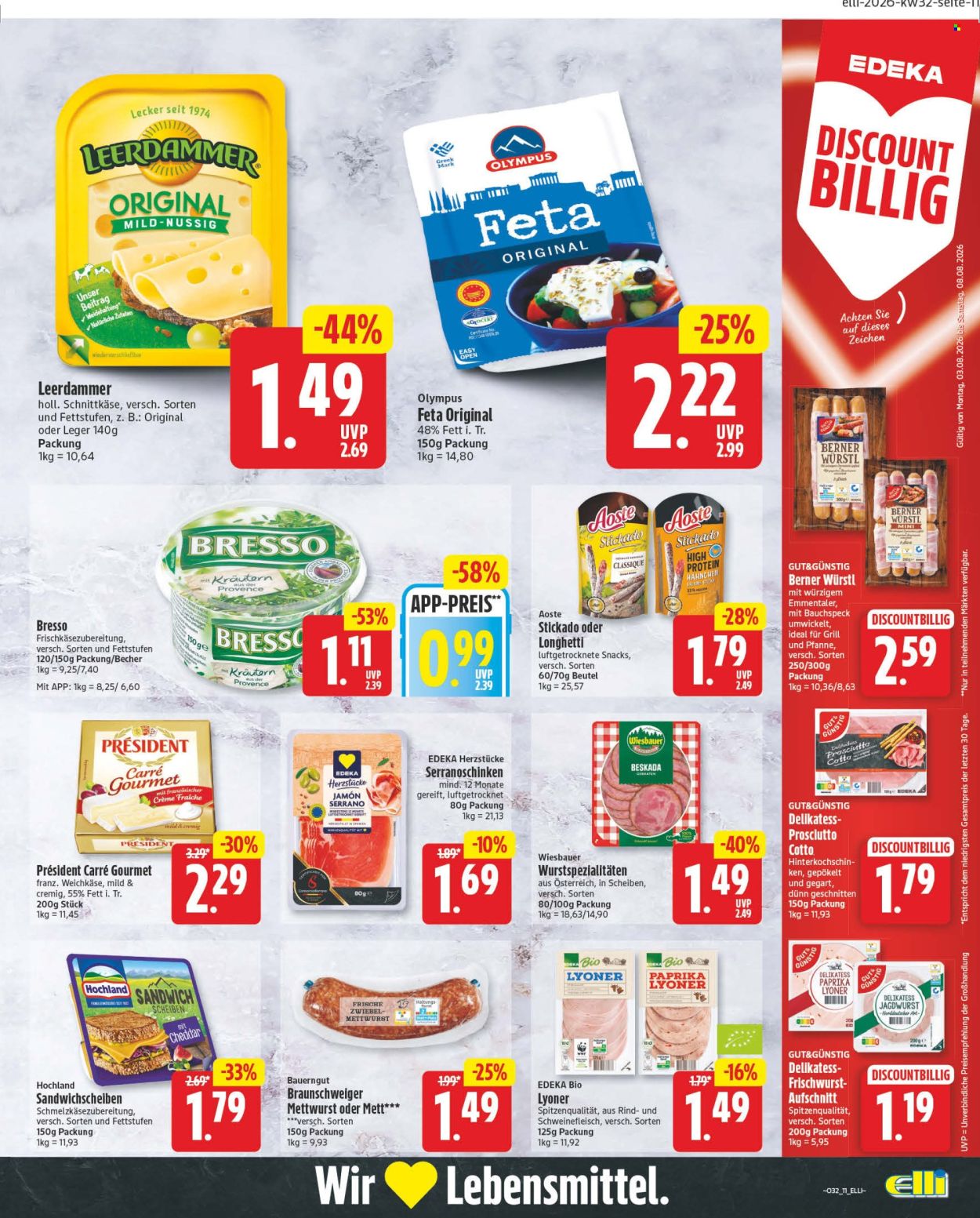 Edeka Prospekte  - 3.08.2026 - 8.08.2026. Seite 11