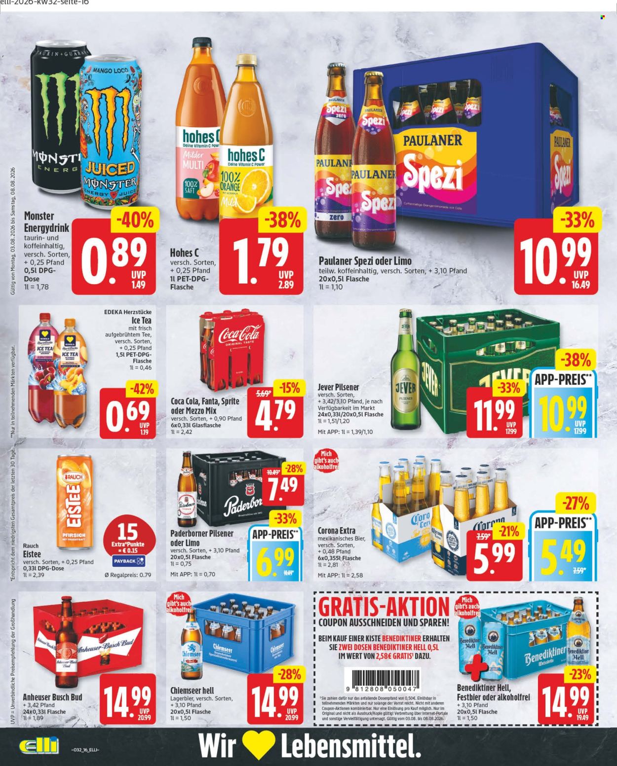 Edeka Prospekte  - 3.08.2026 - 8.08.2026. Seite 16