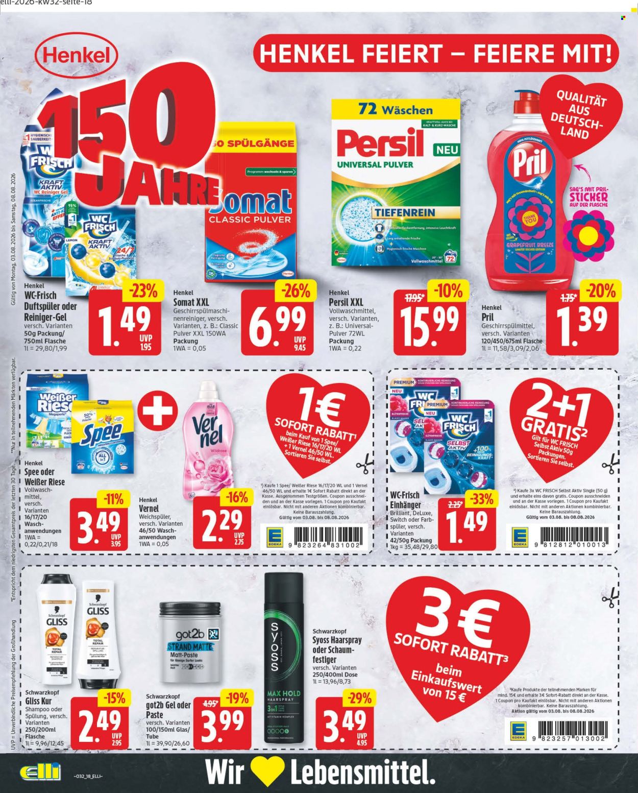 Edeka Prospekte  - 3.08.2026 - 8.08.2026. Seite 18