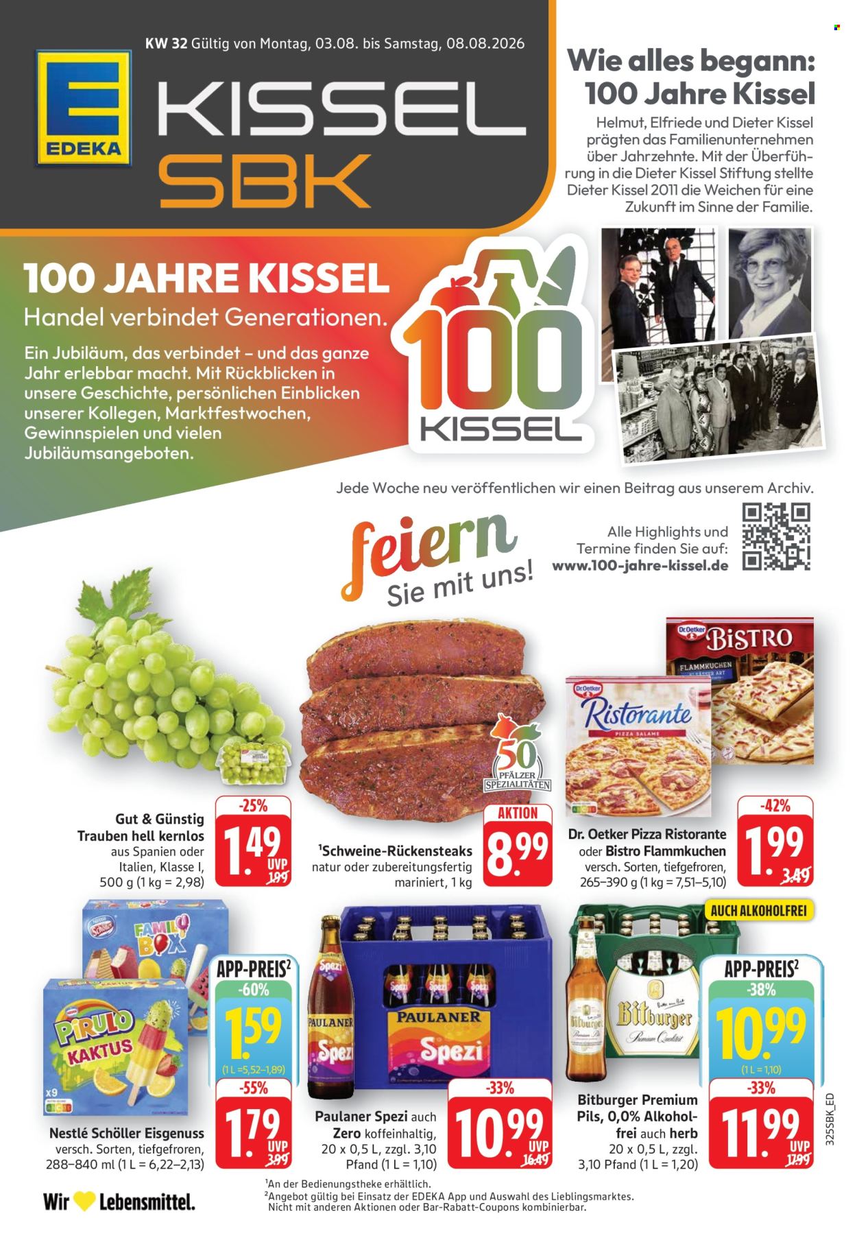 Edeka Prospekte  - 3.08.2026 - 8.08.2026. Seite 1