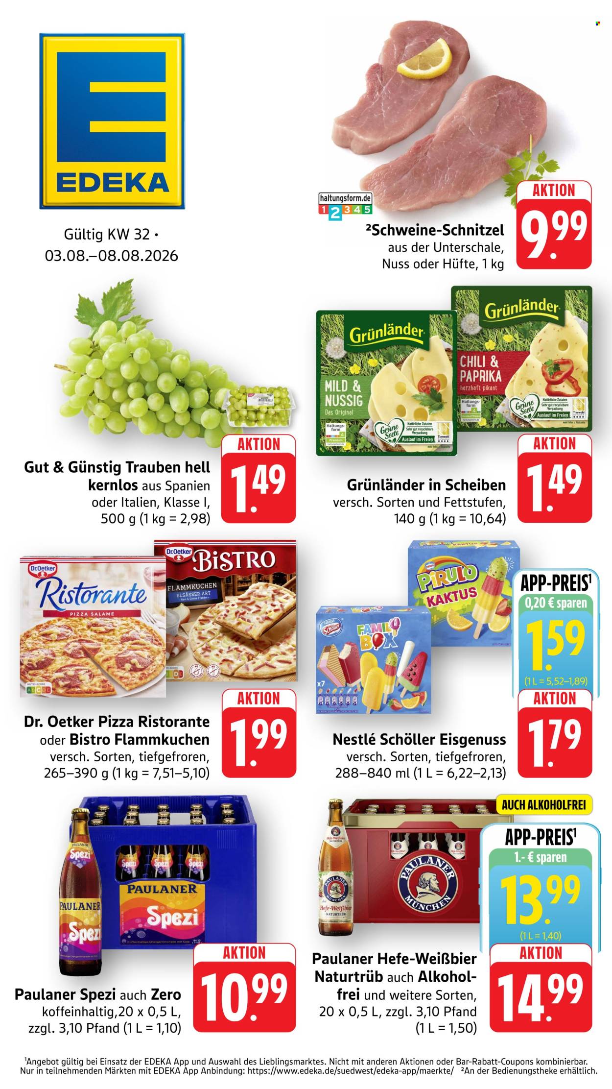 Edeka Prospekte  - 3.08.2026 - 8.08.2026. Seite 1