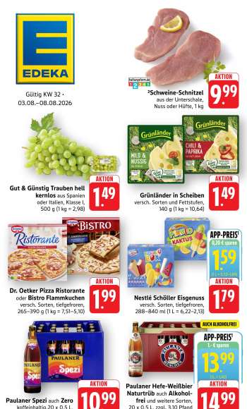 Prospekte Edeka - 3.08.2026 - 8.08.2026.