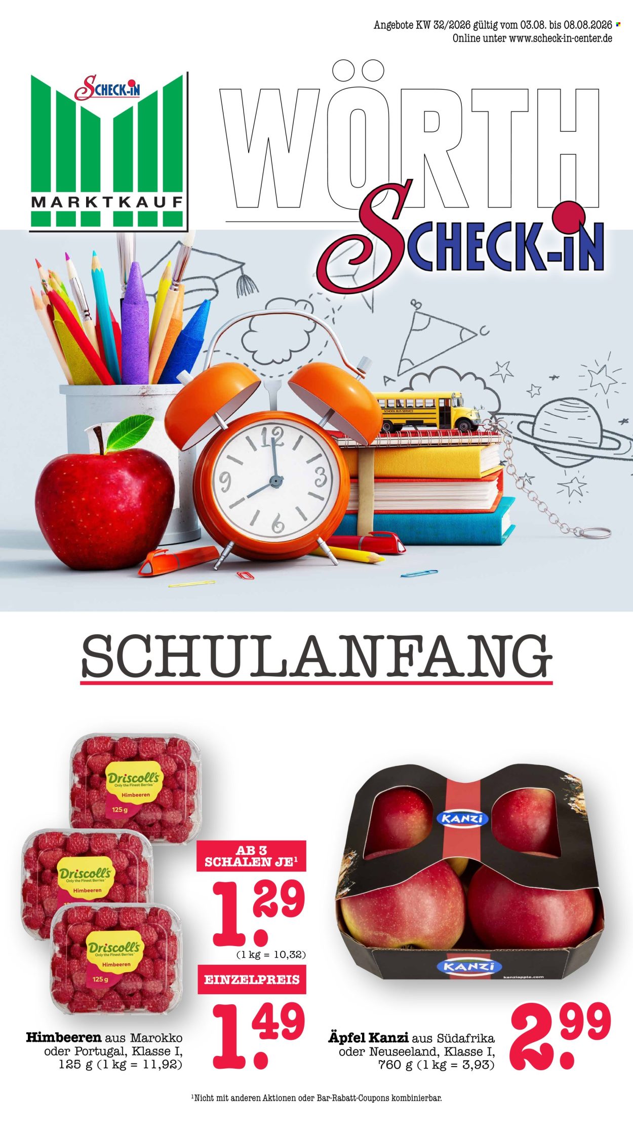 Leták Scheck-in - 3.8.2026 - 8.8.2026. Strana 1