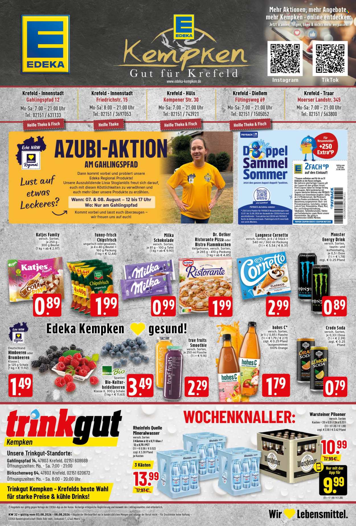 Edeka Prospekte  - 3.08.2026 - 8.08.2026. Seite 1