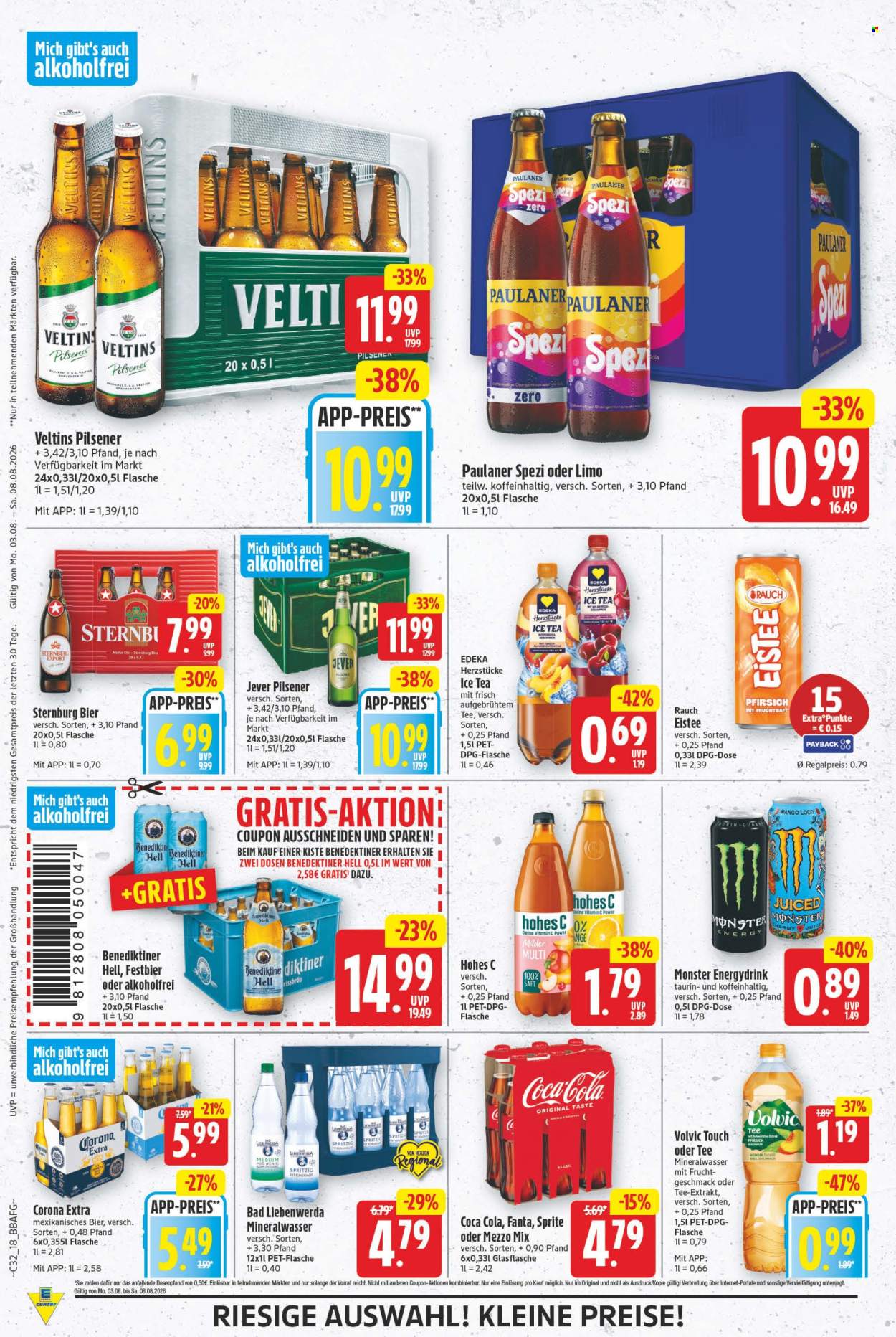 E center Prospekte  - 3.08.2026 - 8.08.2026. Seite 18