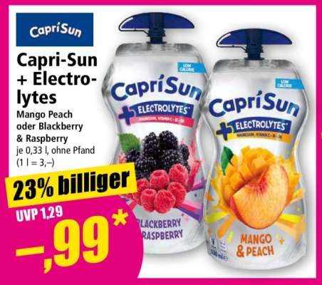 Capri-Sun + Electrolytes