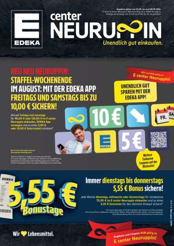 Prospekte E center - 3.08.2026 - 8.08.2026.