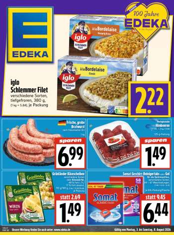 Prospekte Edeka - 3.08.2026 - 8.08.2026.